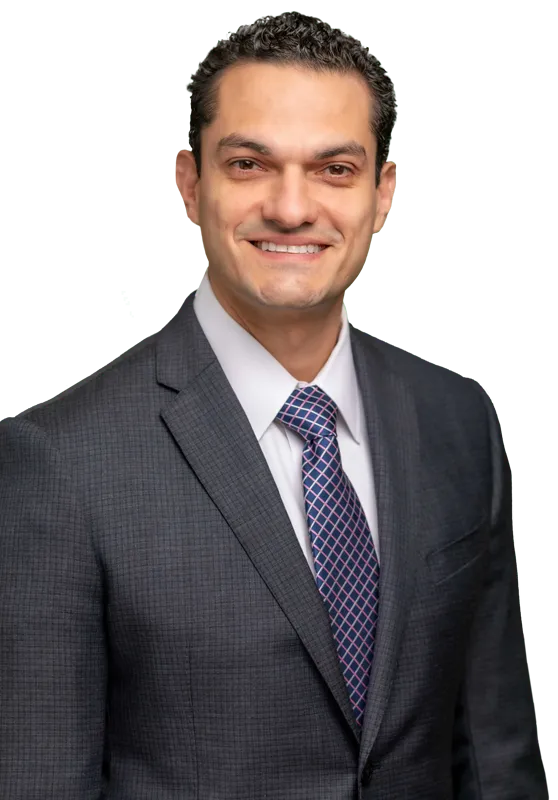 Fotografía del Dr. Diego Marine, Cirujano de Colon y Recto, vistiendo un saco.